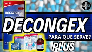 DECONGEX PLUS Para que serve Bula Como tomar e Efeitos colaterais [upl. by Assehc]