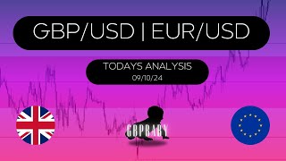 Forex Analysis amp Forecast  GBPUSD EURUSD  091024 [upl. by Lauber]