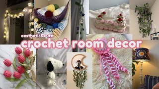 crochet room decor ideas cute unique and aesthetic [upl. by Akem]