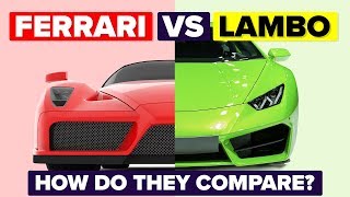 Ferrari vs Lamborghini  How Do They Compare and Which Is Better Automotive  Car Comparison [upl. by Aihsinyt]