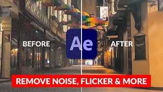 Advanced Noise amp Flicker Removal for Video in After Effects [upl. by Dina]