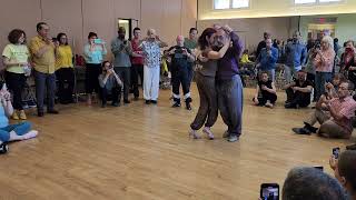 Argentine tango workshop  Milonguero technique Gustavo Naveira amp Giselle Anne  Tigre Viejo [upl. by Fairman]