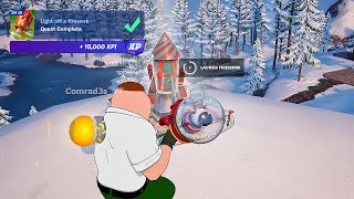 Light off a firework Fortnite [upl. by Nyrraf]