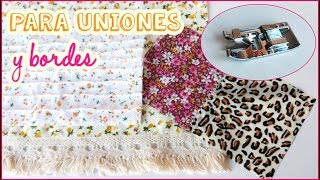 Prensatela para bordes y uniones  Yuyis Creations [upl. by Aisile]