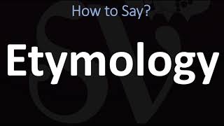 How to Pronounce Etymology CORRECTLY [upl. by Naols368]