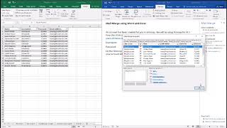 How to use Mail Merge in Word with an Excel Table [upl. by Ilyse356]