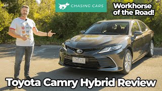 Toyota Camry Hybrid 2021 review  Chasing Cars [upl. by Toulon]