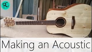 Making an Acoustic Guitar  Super Fast [upl. by Gnuhp]