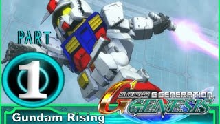 SD Gundam G Generation Genesis  Walkthrough Commentary  Stage 1 Gundam Rising [upl. by Aicnilav135]