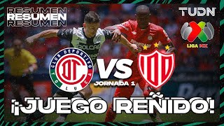 Resumen  Toluca vs Necaxa  AP2023J1  Liga Mx  TUDN [upl. by Sellers]