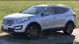 2015 Hyundai Santa Fe 22 CRDi 4WD 197 HP Test Drive [upl. by Ailecra]