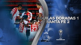 ÁGUILAS DORADAS vs SANTA FE  HIGHLIGHTS  CONMEBOL SUDAMERICANA 2023 [upl. by Boles584]