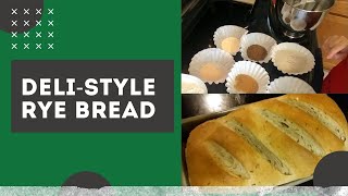 We learn HOW TO MAKE DELISTYLE RYE BREAD [upl. by Aianat]