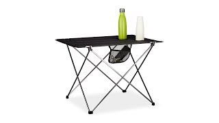 Campingtisch klappbar [upl. by Artemed]