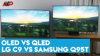 Comparativa OLED vs QLED LG C9 vs Samsung Q95T [upl. by Ligriv]