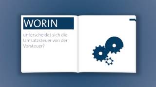 Die Umsatzsteuer USt und der Vorsteuerabzug einfach erklärt GRS Erklärvideo [upl. by Scoter]