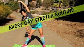 Full Body Stretch Session with Kelsey Lee  Stretch  Flexibility [upl. by Gavrilla879]