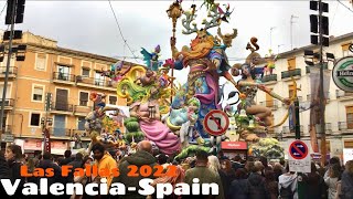 Las Fallas de Valencia Festival 2022 Celebrating the Coming of Spring in Spain [upl. by Yllut]