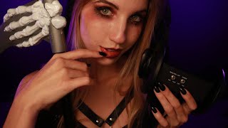 ASMR JUICY ONYOUREAR KISSES 🖤 Grim Reaper Edition [upl. by Baggott31]