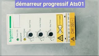 démarreur électrique progressif 55 kw schneider ats01 [upl. by Itch824]