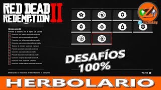 Red Dead Redemption 2 Desafíos de Herbolario  Todos los Desafíos de Herbolario NIVEL 10 [upl. by Schuman995]