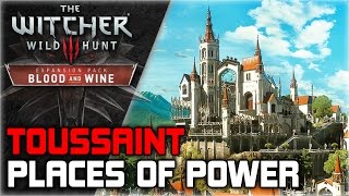 WITCHER 3 Blood and Wine ► All Toussaint Places of Power Locations Guide [upl. by End]