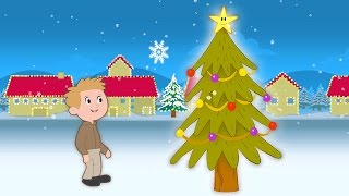 O Christmas Tree  Kids Christmas Singalong with Lyrics [upl. by Auston]