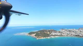 Air Calédonie ATR72600 beautiful landing in Noumea Magenta [upl. by Araccat247]