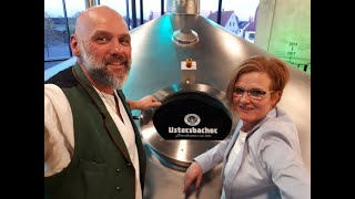 Ustersbacher Brauerei Krachlederne TV Stephanie Schmid Bier brauen Reportage hinter kulissen [upl. by Enel]