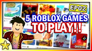 本週遊戲快報！推薦5款超好玩的ROBLOX遊戲😎！不玩會後悔🤣🤣🤣｜Roblox Game Express EP02【至尊星】 [upl. by Melquist]