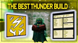 The BEST Thunder GODSEEKER Build Showcase  Deepwoken [upl. by Fairlie]