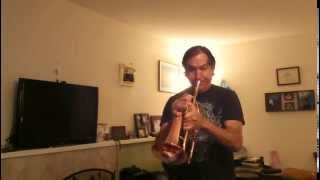 Kanstul CopperBell Flugelhorn Playing quotThis Masqueradequot Ron Robbins [upl. by Nref979]