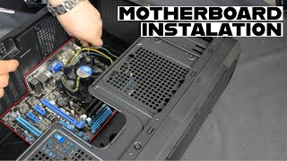 Asus P8B75M LX Plus motherboard unboxing amp installation [upl. by Ybocaj]