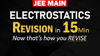 Electrostatics  Formulae and Concept REVISION in 15 min  JEE Physics by Mohit Sir IITKGP [upl. by Annirtak553]