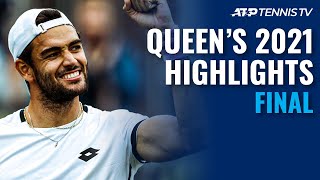 Matteo Berrettini vs Cameron Norrie  Queens 2021 Final Highlights [upl. by Notelrahc]