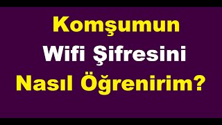 wifi şifresini nasıl görebilirimwifi şifresini nasıl kırabilirim [upl. by Allenad711]