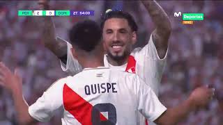 PERÚ vs R DOMINICANA PIERO QUISPE marcó el tercer gol del partido  AMISTOSO INTERNACIONAL 🇵🇪⚽️🇩🇴 [upl. by Arnulfo]