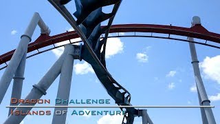 Dragon Challenge OnRide Both Dragons  Islands of Adventure HD [upl. by Saffier]