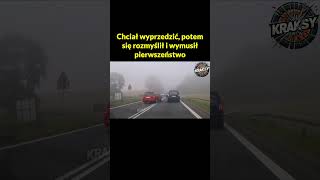 Chciał wyprzedzić potem się rozmyślił i wymusił pierwszeństwo  KS 237 [upl. by Kendrick]