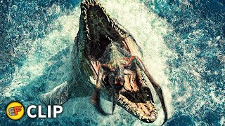 Pterosaur Attack Scene  Jurassic World 2015 Movie Clip HD 4K [upl. by Ainavi936]