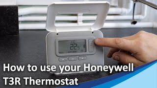 How to use your Honeywell T3R Thermostat [upl. by Laikeze]