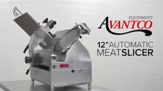 Avantco Automatic Meat Slicer [upl. by Batruk]