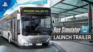 Bus Simulator  Launch Trailer  PS4 [upl. by Anwahsat]