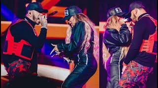 Anuel AA amp Karol G  Último Concierto JUNTOS antes Cuarentena  CALIBASH 2020 [upl. by Nohsyar]