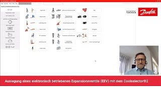 Auslegung eines elektronisch betriebenen Expansionsventils EEV mit dem Coolselector®2  Kälte2go [upl. by Eniloj32]