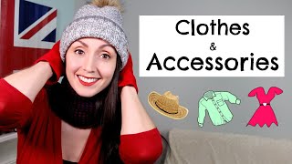 English Vocabulary Clothes And Accessories [upl. by Eetnom]