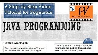 Java Tutorial for Beginners  Made Easy  Step by Step [upl. by Aneliram]