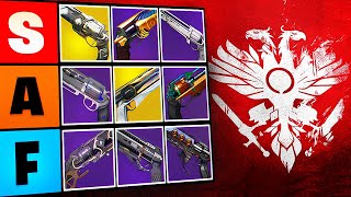 I Ranked Every HAND CANNON in a Tier List [upl. by Warwick65]