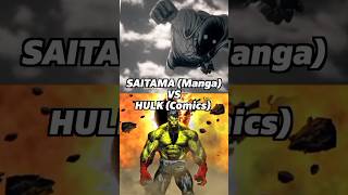 Hulk vs Saitama marvel shorts hulk saitama [upl. by Acisey]