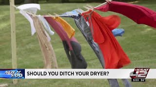 Ditch the dryer hang clothes outside [upl. by Aicenra720]